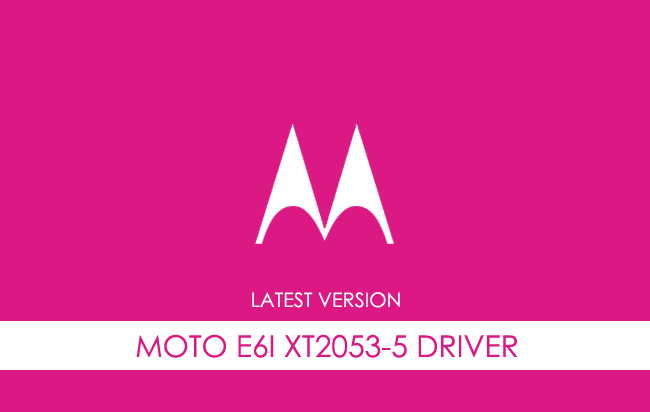 Motorola Moto E6i XT2053-5 USB Driver