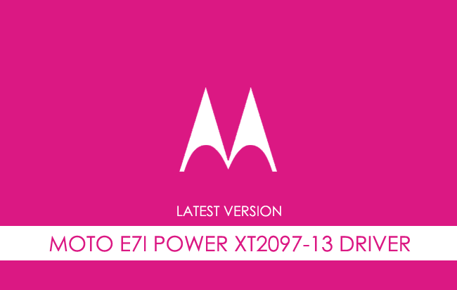 Motorola Moto E7i Power XT2097-13 USB Driver