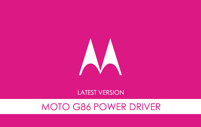 Motorola Moto G86 Power USB Driver