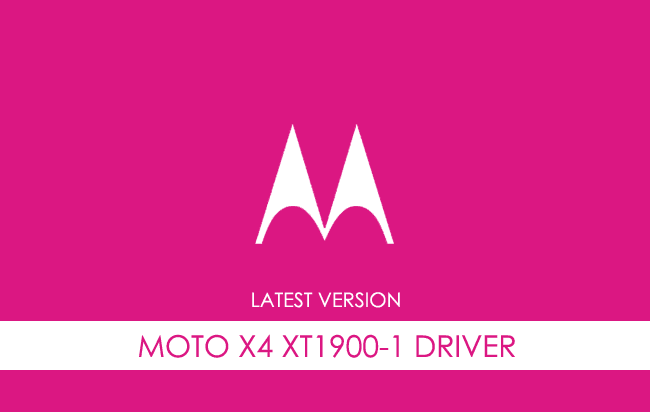 Motorola Moto X4 XT1900-1 USB Driver