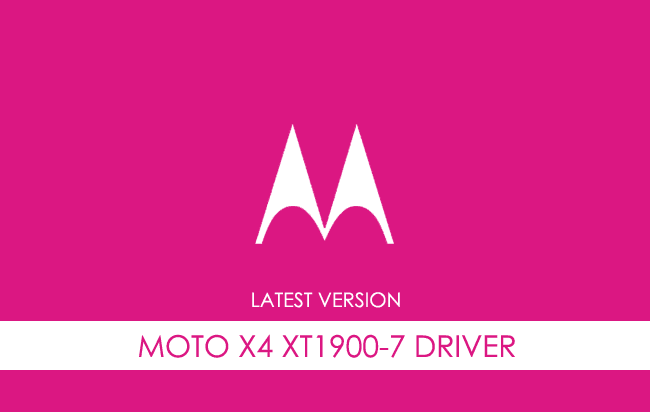 Motorola Moto X4 XT1900-7 USB Driver