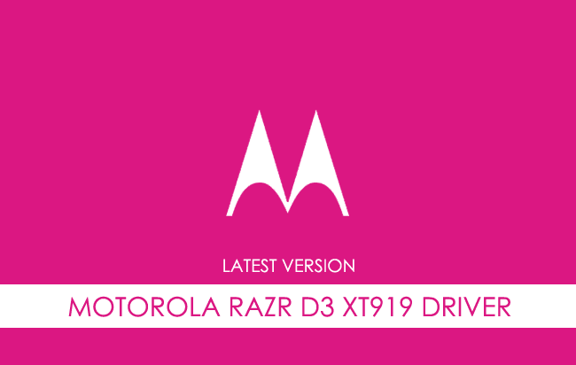 Motorola Razr D3 XT919 USB Driver