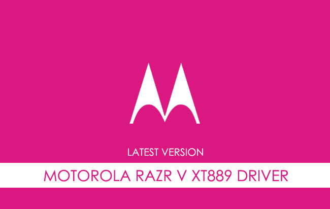 Motorola Razr V XT889 USB Driver